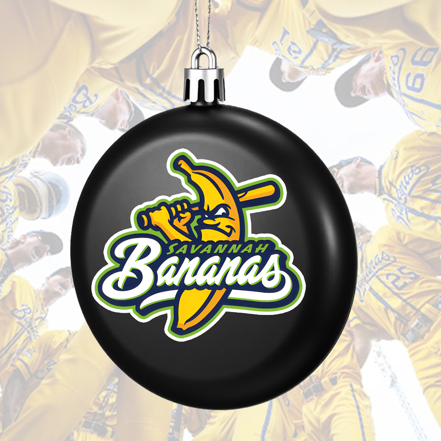 Savannah Bananas Christmas Ornaments Merch Gifts For Baseball Fans