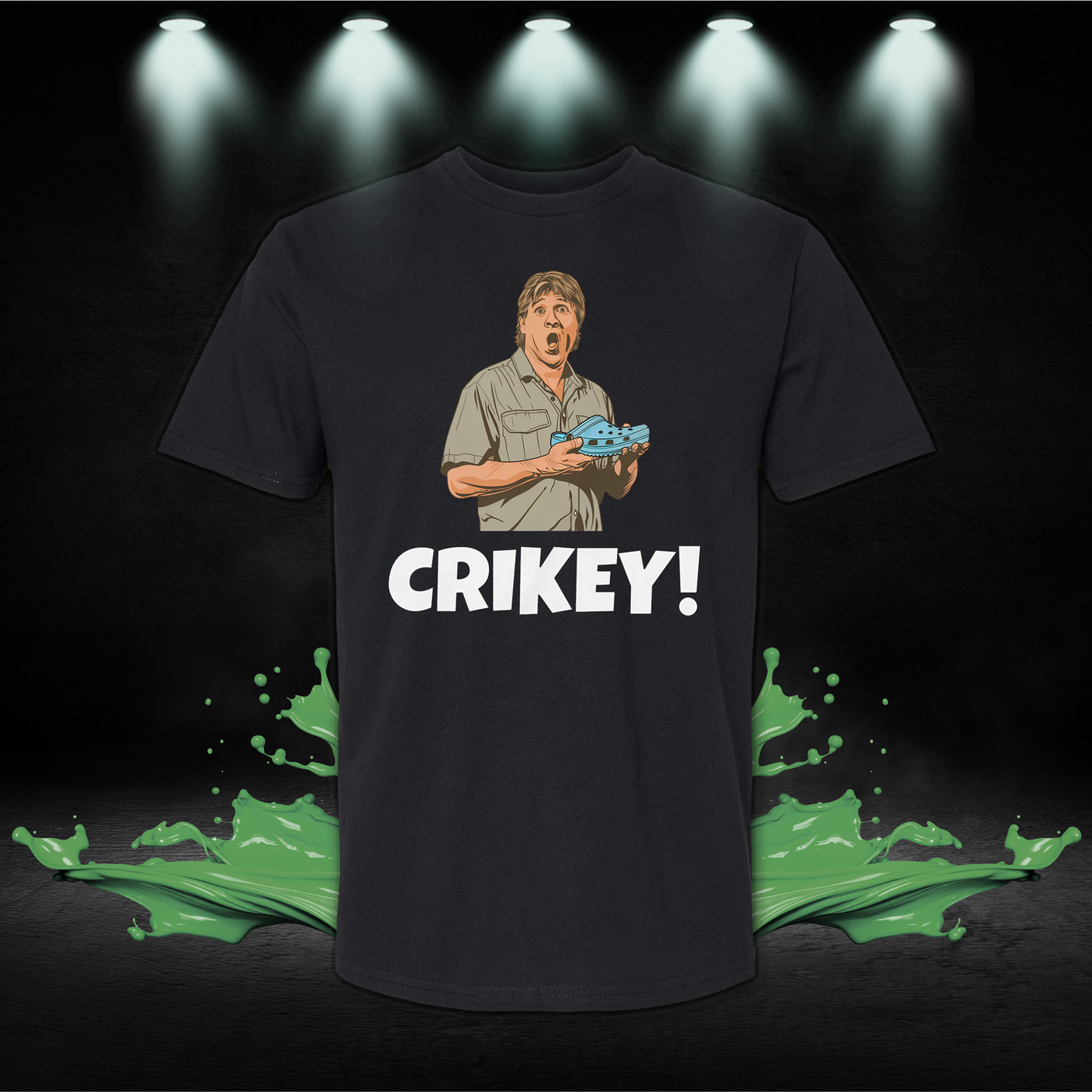 Crikey T-Shirt: Classic Australian Slang Tee - Wildlife & Conservation Fan Gift