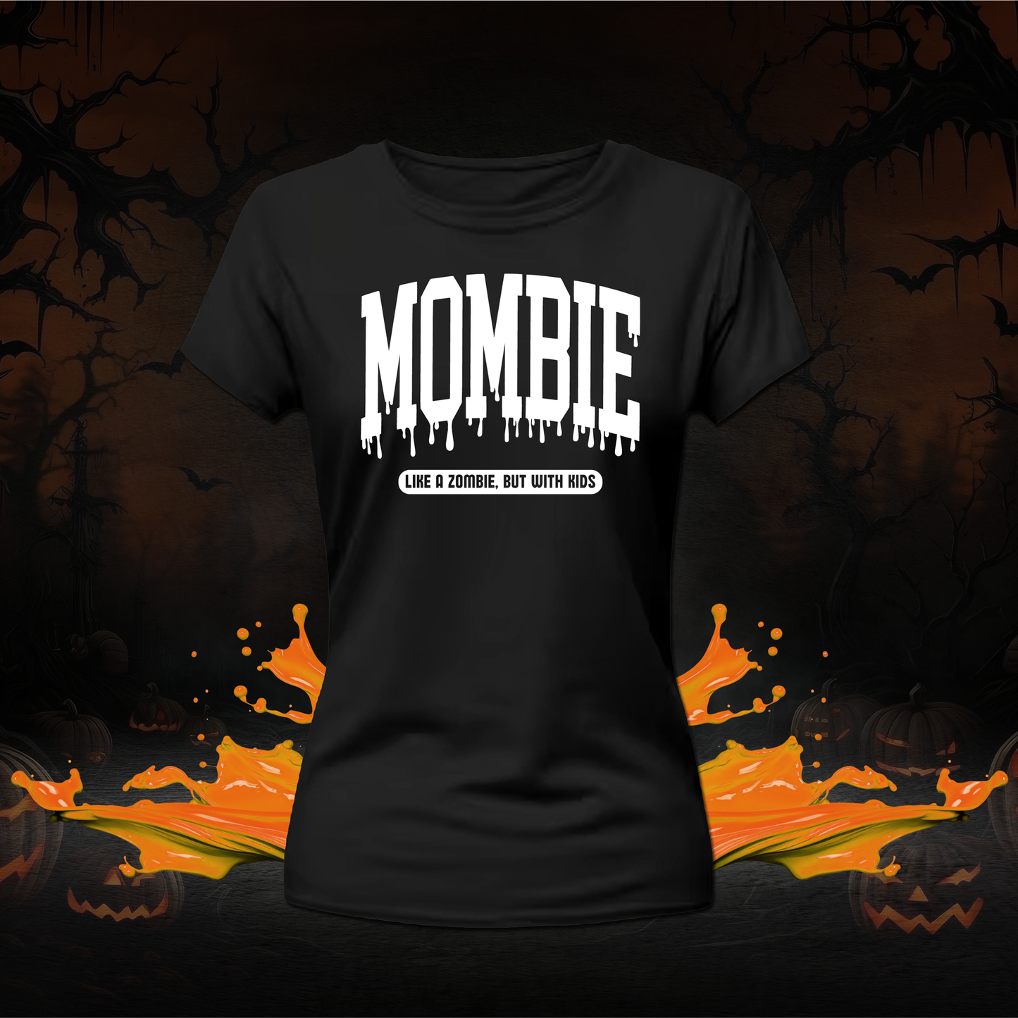 Mombie Halloween Shirt, Fall Sweater, Mom Halloween Shirt, halloween shirts women, cute halloween shirt