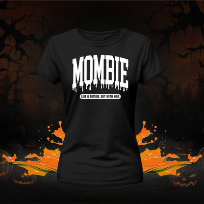 Mombie Halloween Shirt, Fall Sweater, Mom Halloween Shirt, halloween shirts women, cute halloween shirt