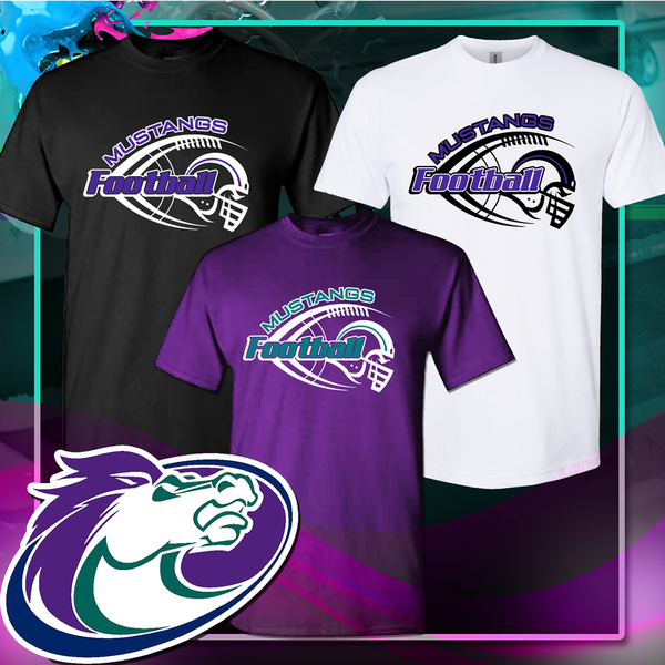 Mustangs Football Shirt - Wilson Design Group