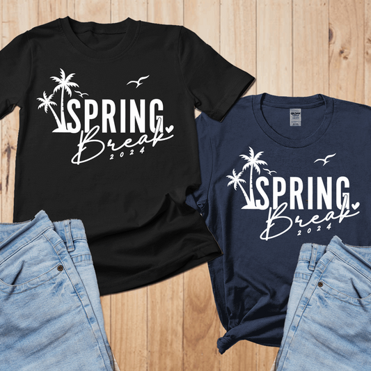 Cool matching shirts for spring break, 2024 spring break shirts, funny spring break shirt - Wilson Design Group