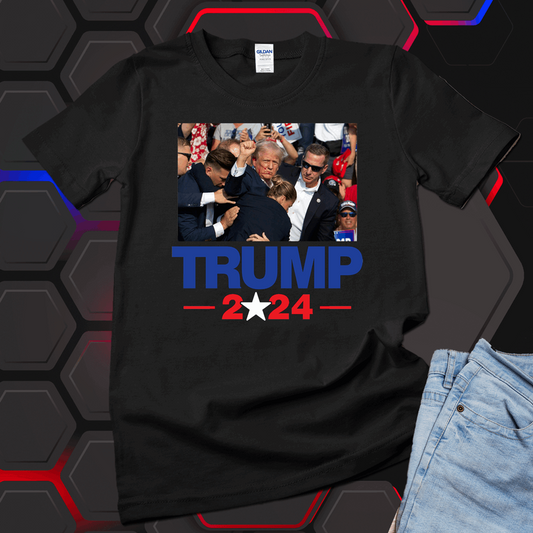 Trump Shooting Shirt, 2024 Trump shot Shirt - Wilson Design Group