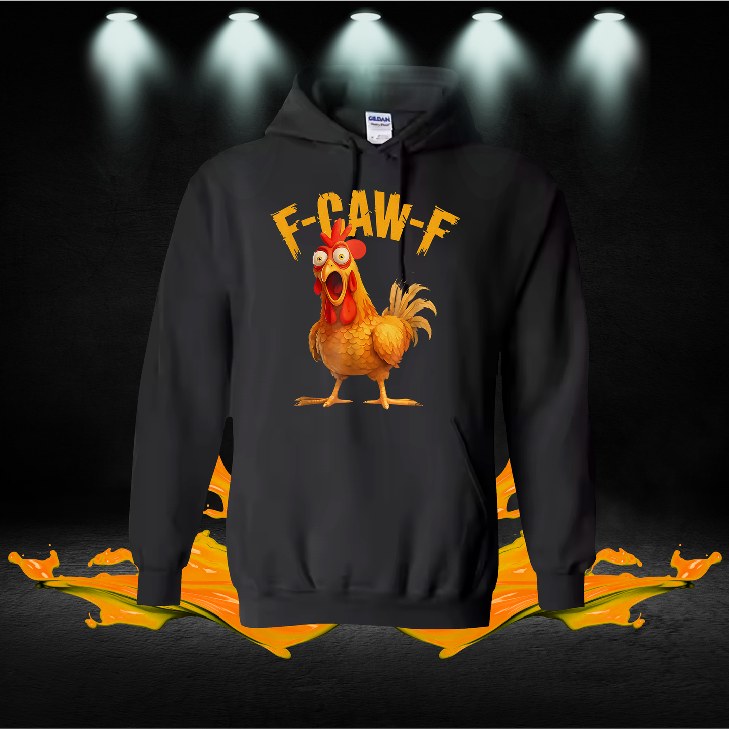 Funny F-Caw-F Meme Shirt | Graphic Chicken T-Shirt | Bird Pun Apparel