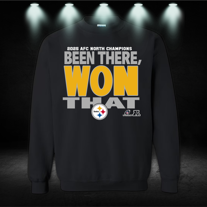 Been there won that steelers shirt | Steelers afc north champions shirt, Sweatshirt, and Hoodie