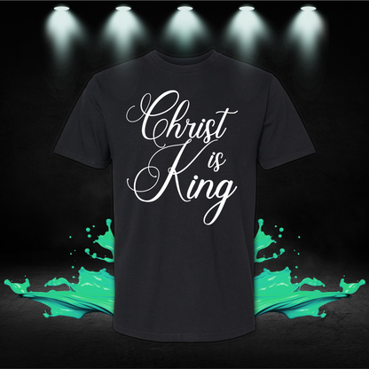 Christ Is King Shirt, Christian Men's T-Shirt, Bible Verse Tee, Religious Apparel