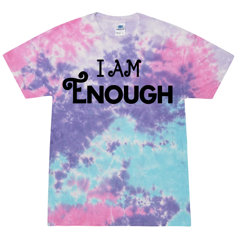 I am enough shirt, I am Kenough Cotton Candy Tye Dye t shirt - Wilson Design Group