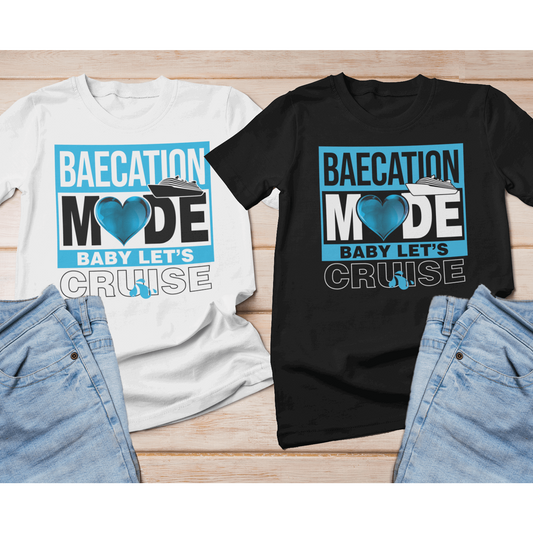 BaeCation Mode Cruise Shirt, Couple Baecation tshirts, cruise shirts for couples, cruise t shirts for couples - Wilson Design Group
