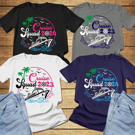 Cruise Squad t-shirts, Family cruise shirts, family cruise vacation shirts - Wilson Design Group