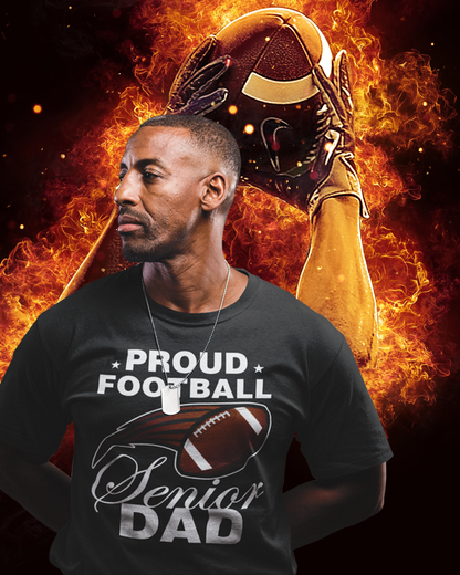 Proud Football Senior Family Shirts | Senior Night Football Mom Dad Brother Sister Tee | Custom Senior 2026 Matching Family Shirt Set
