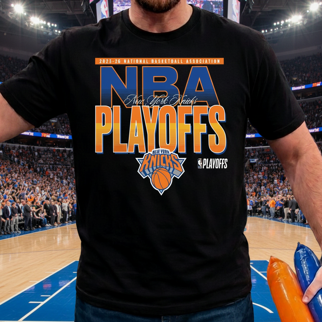 Knicks 2026 Playoff Shirt | New York Basketball Tee | NY Game Day Graphic T-Shirt | Knicks Fan Gift | Retro NY Basketball Apparel