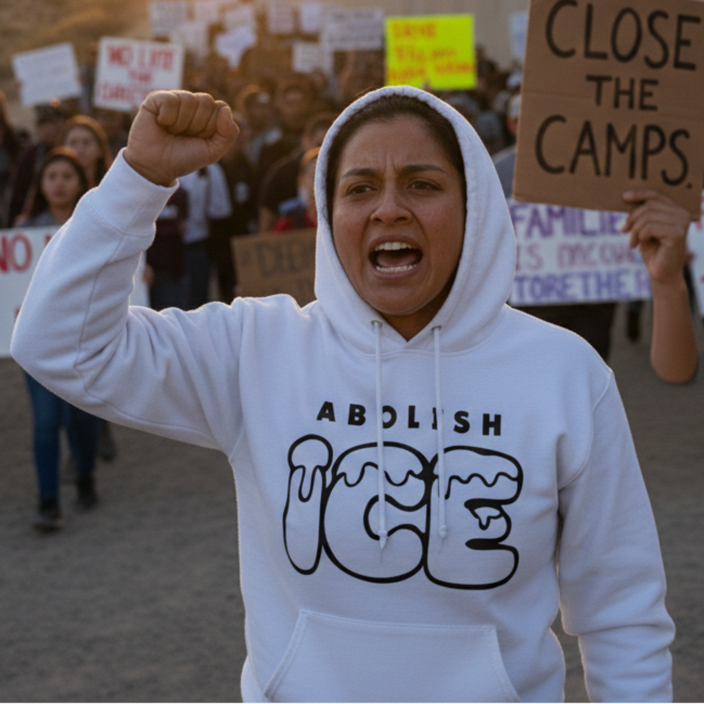 Abolish ICE T-Shirt | No Human Is Illegal Shirt | Social Justice Activist Tee | Immigration Rights Protest Clothing | Pro-Immigrant Human Rights Apparel