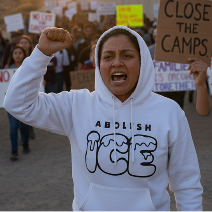 Abolish ICE T-Shirt | No Human Is Illegal Shirt | Social Justice Activist Tee | Immigration Rights Protest Clothing | Pro-Immigrant Human Rights Apparel