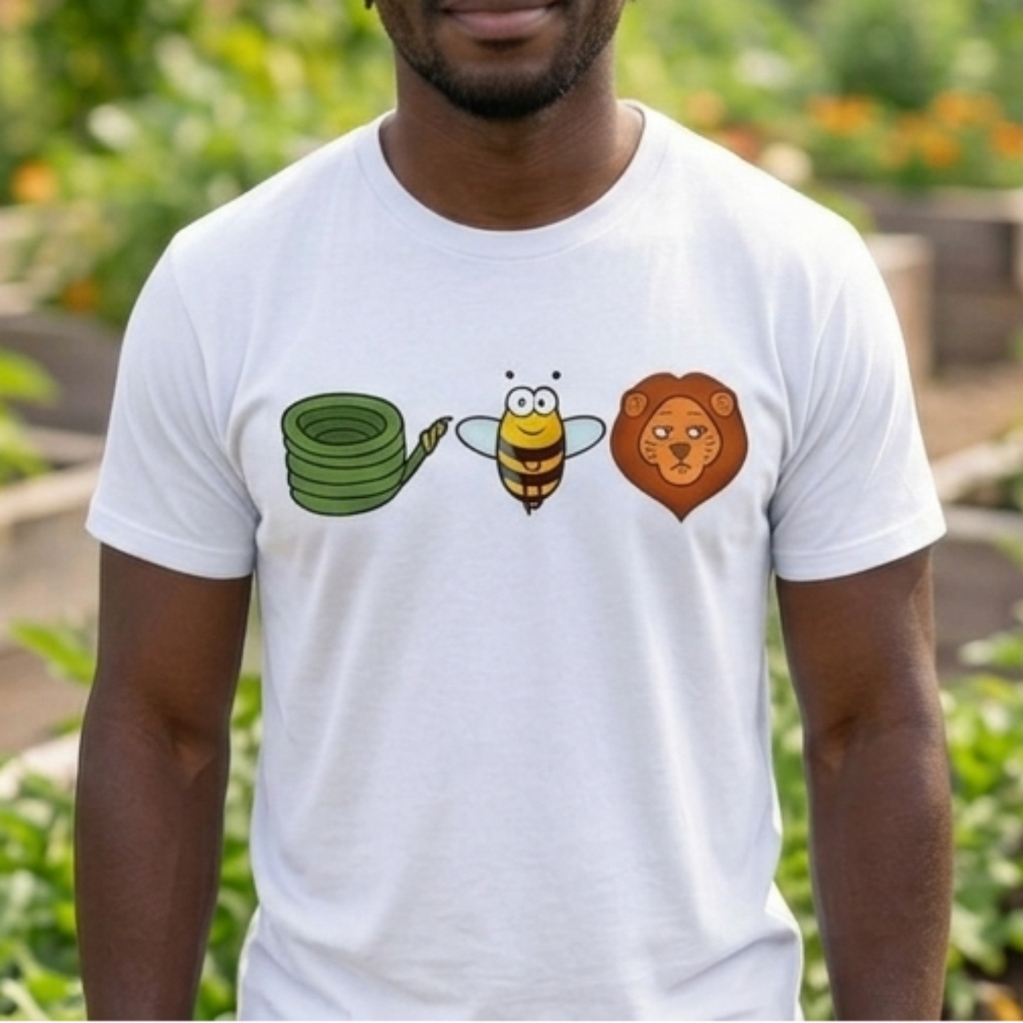 Hose Bee Lion Pun Shirt | "Hos Be Lying" Graphic T-Shirt | Funny Black Men's Pun Tee | Streetwear Humorous Wordplay T-Shirt