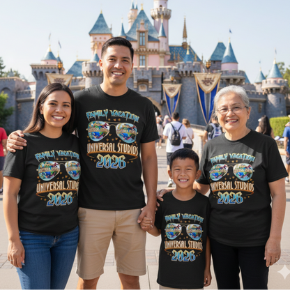 Universal Studios Family Vacation 2026 Shirt, Universal Family Trip 2026 Shirt