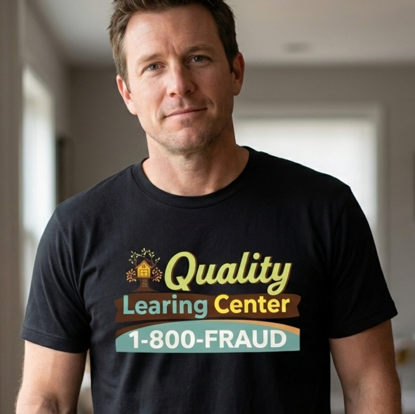 Viral Nick Shirley Quality Learning Center 1-800-Fraud Shirt - quality learing center shirt