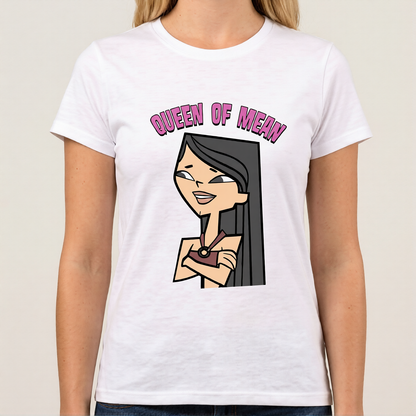 Total Drama Island Heather Shirt - Heather Queen of Mean Graphic T-Shirt