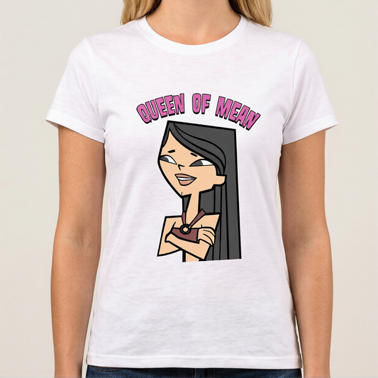Total Drama Island Heather Shirt - Heather Queen of Mean Graphic T-Shirt