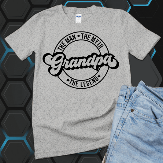 Grandpa The Man, The Myth, The Legend shirt, Father's day shirt - Wilson Design Group