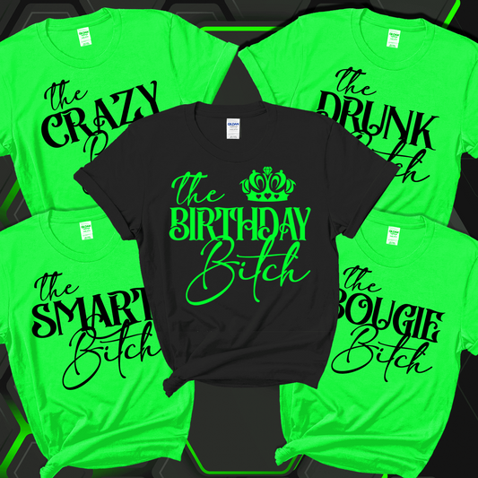 Personalized Birthday Bitch Birthday Squad Shirts, Birthday Girl, Birthday Entourage Shirts - Wilson Design Group