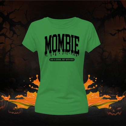 Mombie Halloween Shirt, Fall Sweater, Mom Halloween Shirt, halloween shirts women, cute halloween shirt