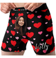 I Have a Heart On Men's Personalized Name and Face Valentine's Day Boxer Briefs, valentines gifts for men, - Wilson Design Group