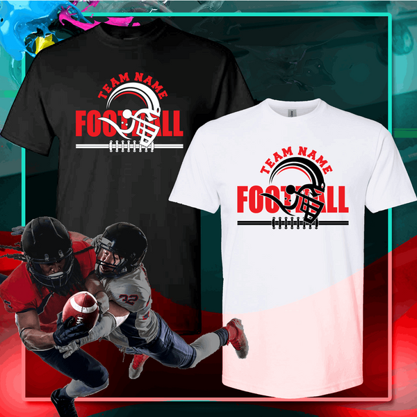 Custom football shirt, football shirts designs, Football spirit shirts - Wilson Design Group