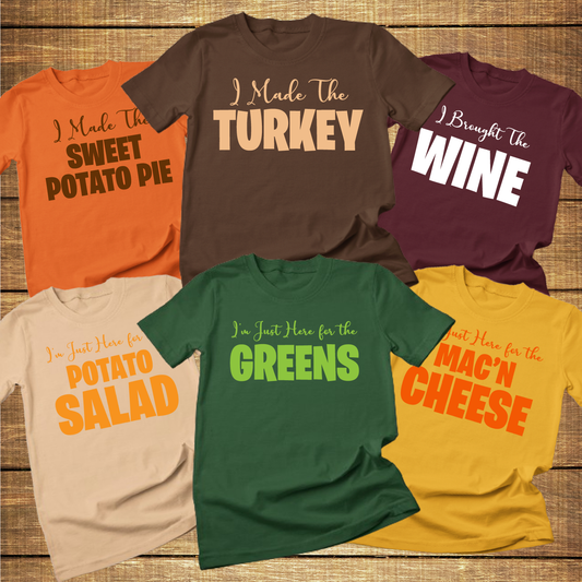 Personalized "Which Dish" 2023 thanksgiving shirts family, family shirts for thanksgiving, Thankful Shirt, thanksgiving shirts for the family shirts - Wilson Design Group