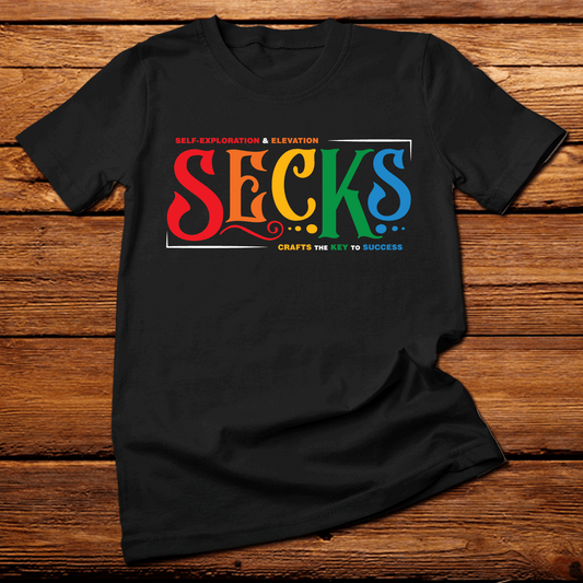 Secks Logo Outfit, Rainbow Collection SECKS Clothing, sexy fun apparel