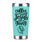 Jesus keeps me going coffee tumbler, religious coffee thermos - Wilson Design Group