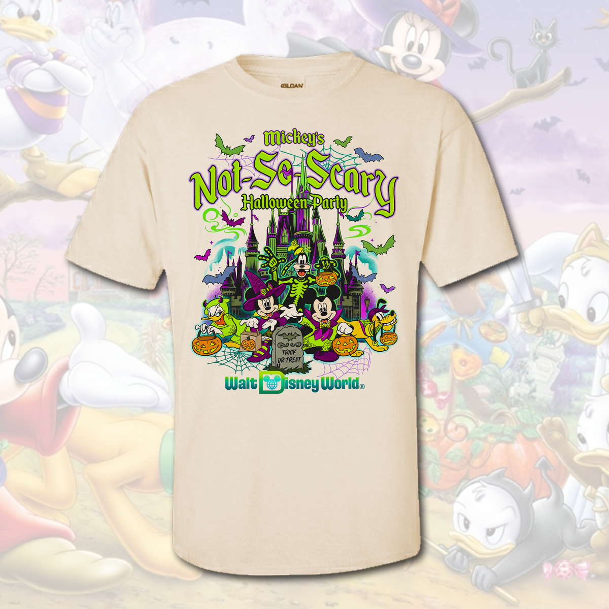 Mickey's Not So Scary Halloween Party Shirt, Spooky Magic Kingdom Graphic Tee, Halloween Family Matching Shirts, Spooky Season Apparel