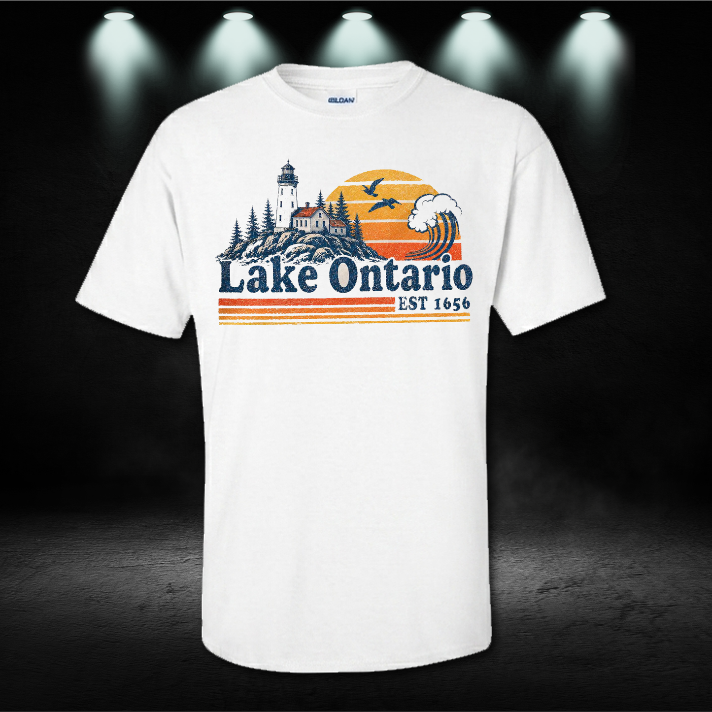 Lake Ontario t shirt, Vintage Lake Ontario Great Lakes Shirt, Vintage Quiet Activism Tee