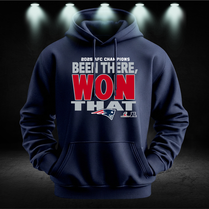Patriots AFC Champions Shirt, Hoodie | New England Football Championship Sweatshirt | Men's & Women's Victory Gear