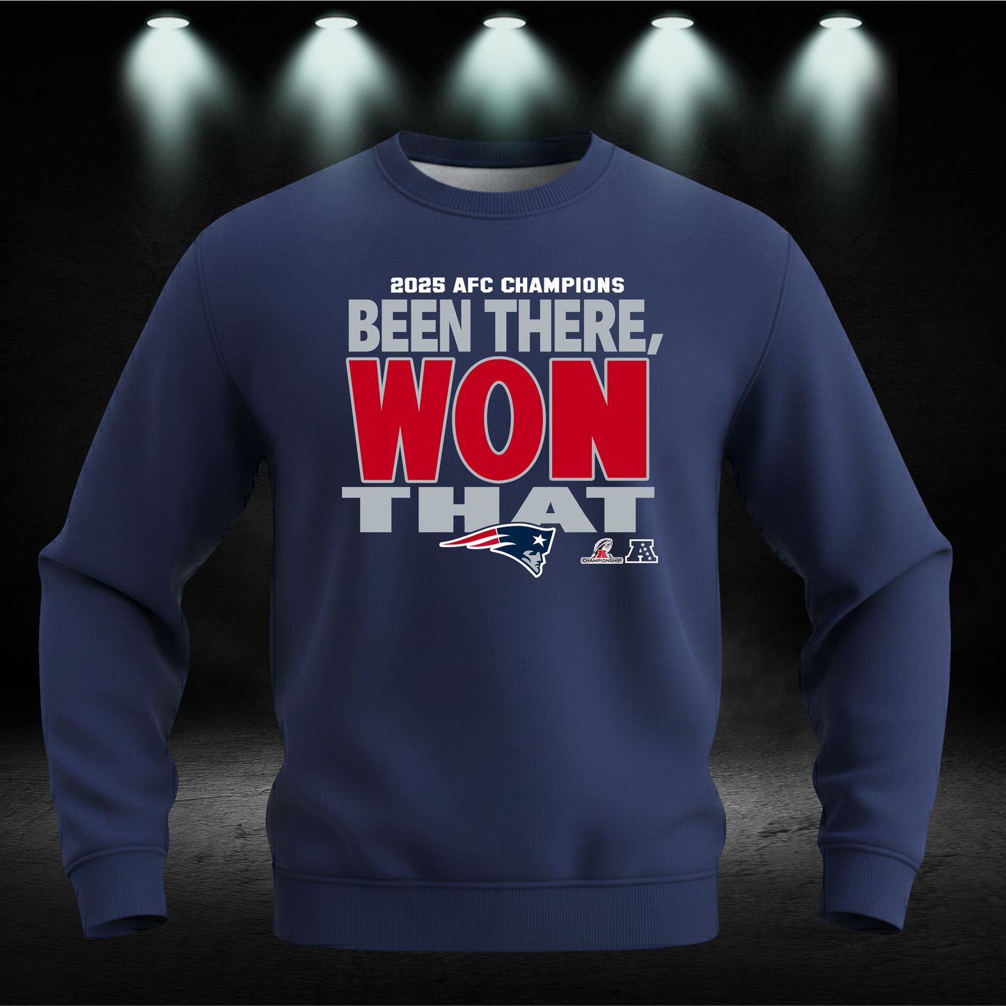 Patriots AFC Champions Shirt, Hoodie | New England Football Championship Sweatshirt | Men's & Women's Victory Gear