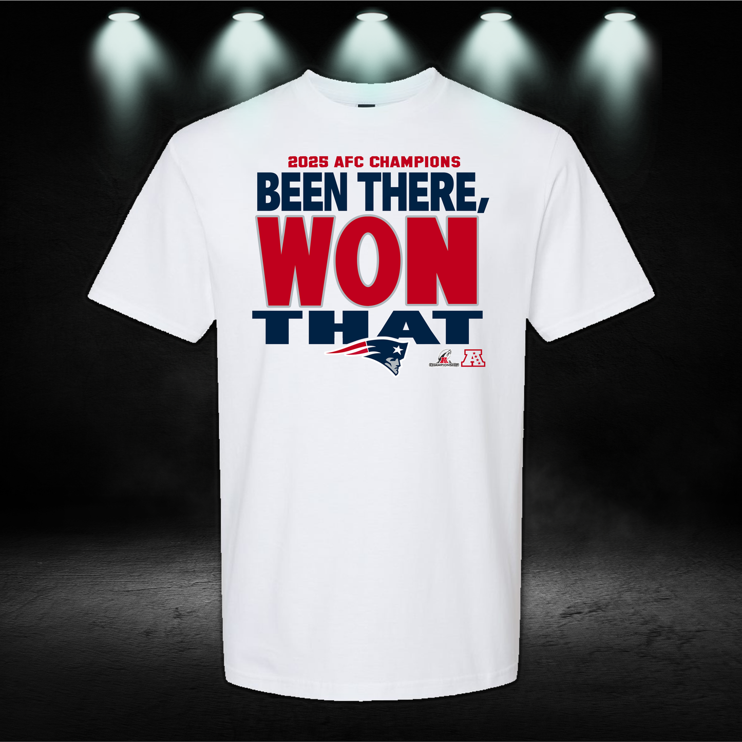 Patriots AFC Champions Shirt, Hoodie | New England Football Championship Sweatshirt | Men's & Women's Victory Gear