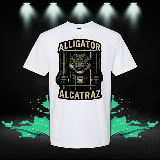 Alligator Alcatraz T Shirts Swamp Prison Crocodile Graphic Unisex 2025 T-Shirt