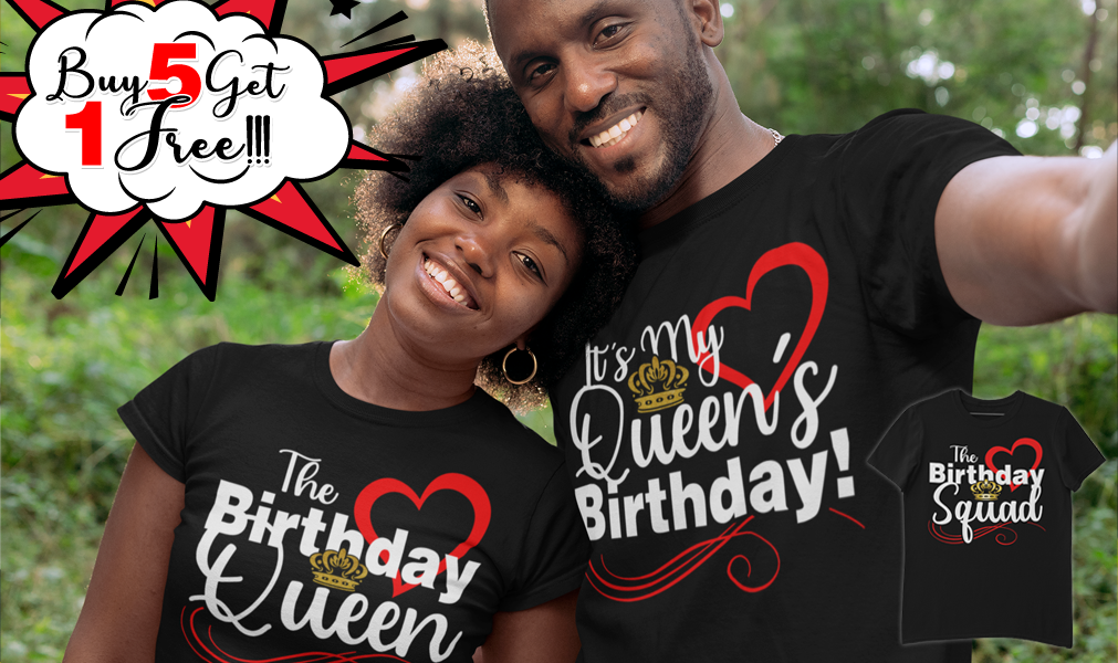 king queen birthday shirts