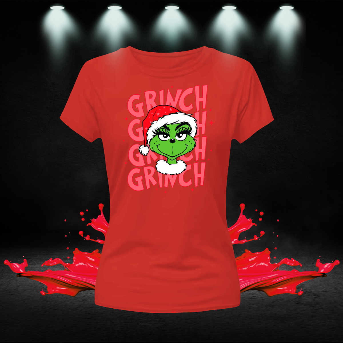 Girls Grinch Shirt - The Grinch Stole Christmas Women's T-Shirt - Holiday Graphic Tee