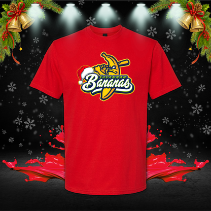 Savannah Bananas Christmas shirts, Christmas T-Shirt Merch Gifts For Baseball Fans