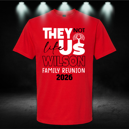 They Not Like Us Family Reunion Shirt | Matching Family Vacation Tee | Custom Family Gathering T-Shirt | Trendy Reunion Outfit