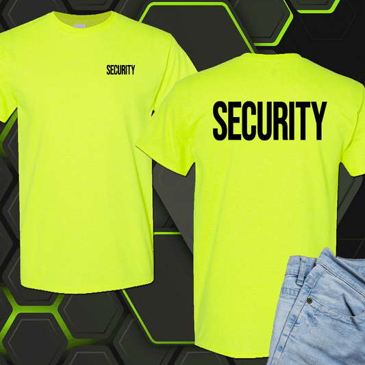 Safety Color Security Shirts, Security T Shirts - Wilson Design Group