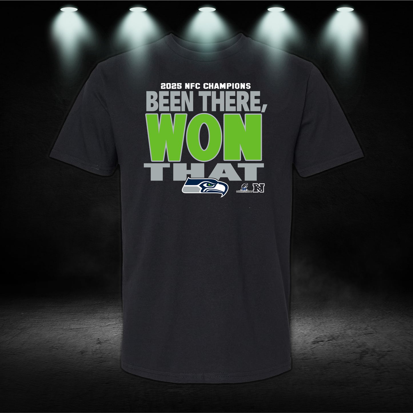 Seahawks NFC Champions Shirt | Seattle Football Championship Hoodie | 12s Victory Crewneck Sweatshirt