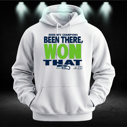 Seahawks NFC Champions Shirt | Seattle Football Championship Hoodie | 12s Victory Crewneck Sweatshirt