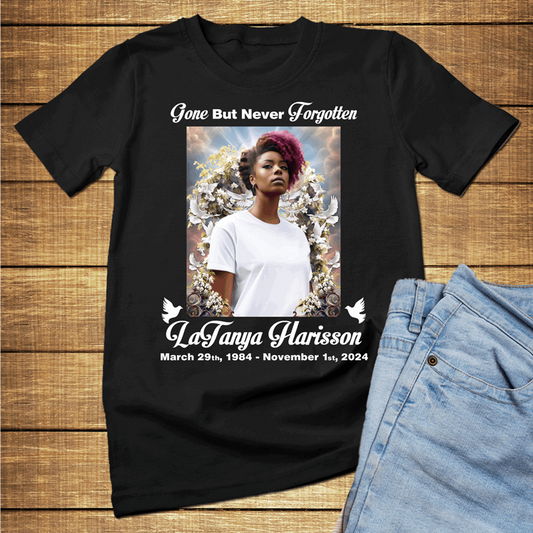 Custom Gone but never forgotten dove garden Memorial T-Shirts and hoodies, funeral t shirts, memorial day t shirt, RIP Shirts, Memorial Gift - Wilson Design Group