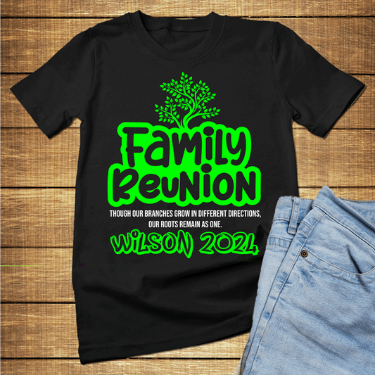 Custom Our roots remain as one family reunion shirt, customized family reunion t shirts, cool family shirts - Wilson Design Group