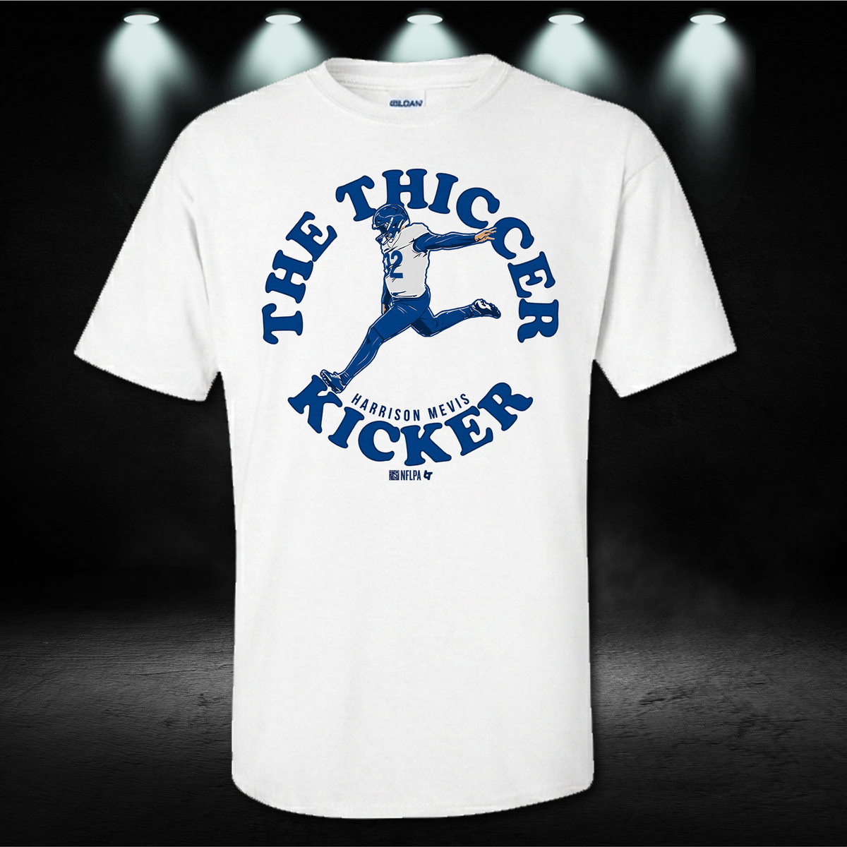 Thiccer Kicker Shirt - Funny Football Graphic Tee - Humorous Sports Fan Shirt - Game Day Tailgate Outfit Gift for Football Lovers