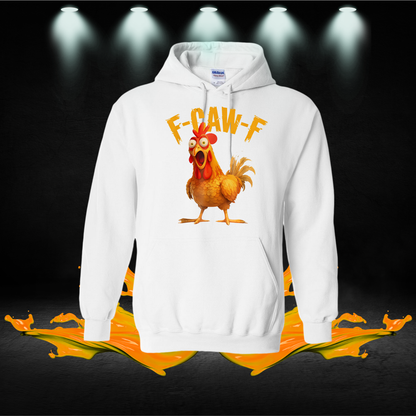 Funny F-Caw-F Meme Shirt | Graphic Chicken T-Shirt | Bird Pun Apparel
