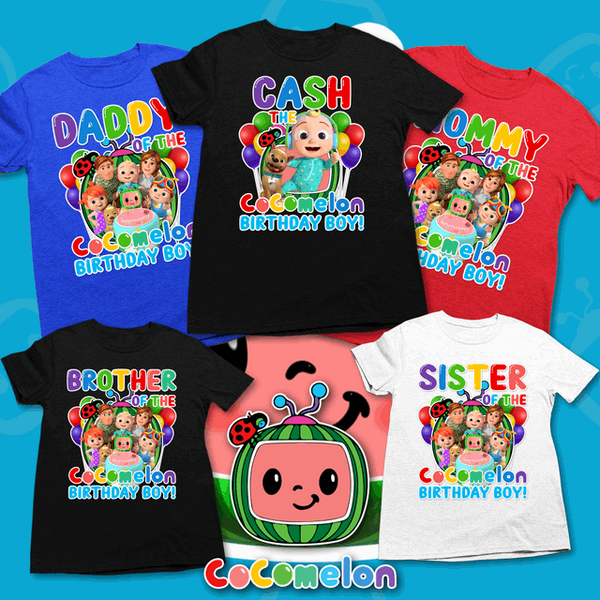 Cocomelon Birthday Boy Family Matching Shirts - Wilson Design Group