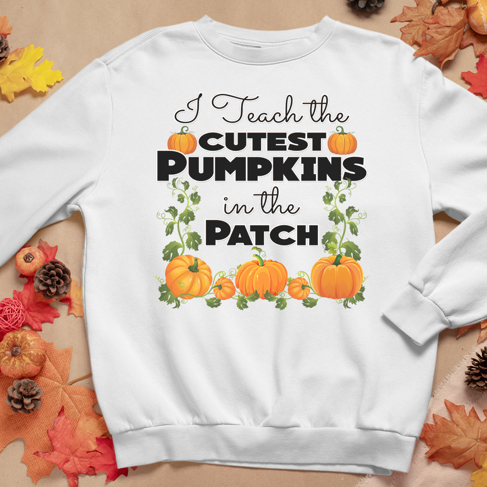 I teach the cutest pumpkins in the patch shirt, teacher halloween shirt - Wilson Design Group