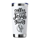 Jesus keeps me going coffee tumbler, religious coffee thermos - Wilson Design Group